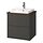 Select colour variation: Dark grey / brown walnut effect