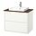 Select colour variation: white/brown walnut effect