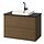 Select colour variation: brown oak effect/black marble effect