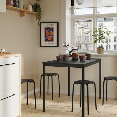 SANDSBERG / MARIUS, table and 4 stools. 2 of 4 open dialog