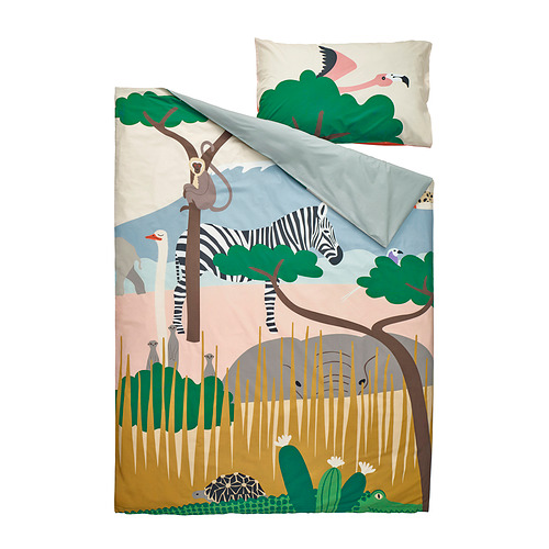 SANDLÖPARE, funda nórdica+funda de almohada. 2 de 6 abrir diálogo