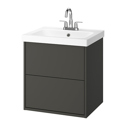 HAVBÄCK / ORRSJÖN, Bathroom vanity with sink & faucet. 1 of 7 open dialog