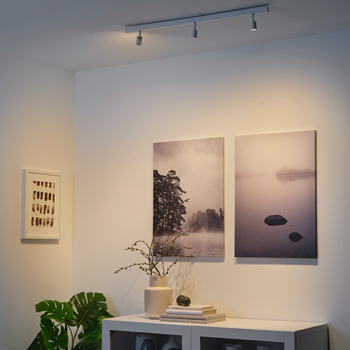 BÄVE, LED ceiling track, 3 spots 900 lm. 2 of 6 open dialog