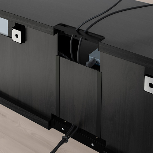 BESTÅ, TV bench with doors. 6 of 7 open dialog