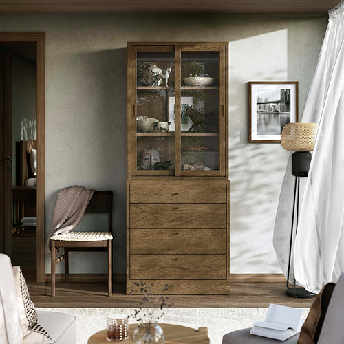 TONSTAD, combinación almacenamiento+cajones. 2 de 4 abrir diálogo