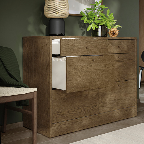 TONSTAD, 6-drawer dresser. 4 of 5 open dialog