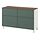 Select colour variation: White-brown walnut / KRUKMAKARE dark grey green