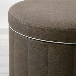 Measurement Illustration - SIDSJÖ pouffe with storage