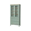 HEMNES vitrina con 3 cajones 