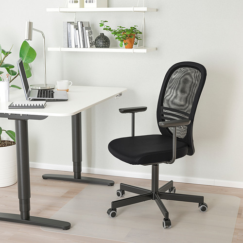 FLINTAN, office chair with armrests. 4 of 9 open dialog