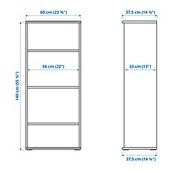 Measurement Illustration - SKRUVBY storage combination