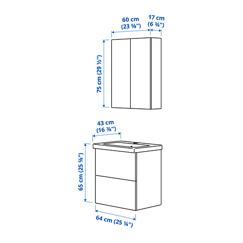 ENHET, bathroom cabinet. 5 of 5 open dialog