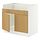 Select colour variation: white/Sinarp oak veneer