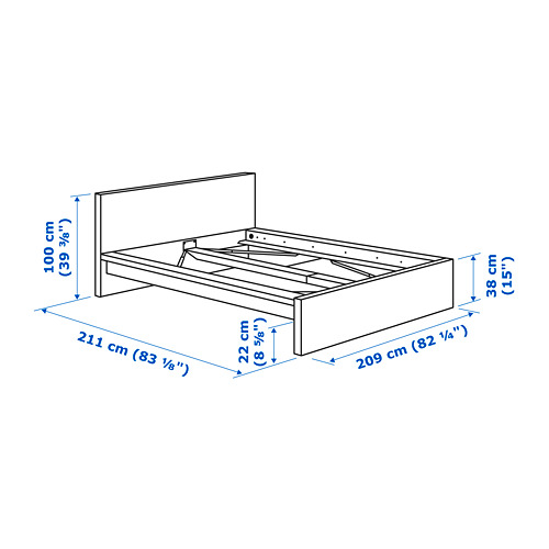 MALM / STORKLINTA, muebles de dormitorio, juego de 2. 8 de 9 abrir diálogo