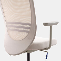 Measurement Illustration - FLINTAN office chair with armrests