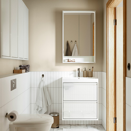 ÄNGSJÖN / BACKSJÖN, mueble lavamanos con gavetas y llave BROGRUND,. 2 de 6 abrir diálogo