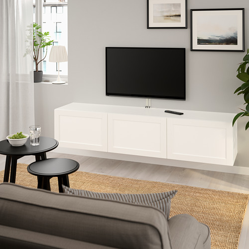 BESTÅ, TV unit with doors. 5 of 8 open dialog