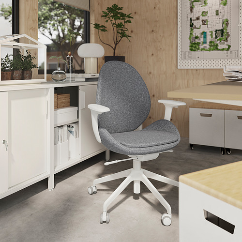 HATTEFJÄLL, silla de trabajo con reposabrazos. 3 de 11 abrir diálogo