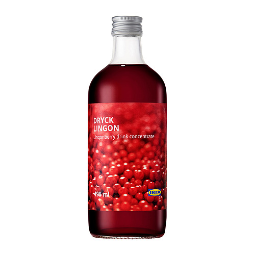 DRYCK LINGON, lingonberry syrup. 1 of 10 open dialog