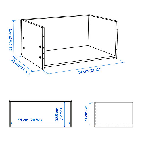 BESTÅ, drawer frame. 3 of 4 open dialog