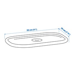 Measurement Illustration - TROFAST lid