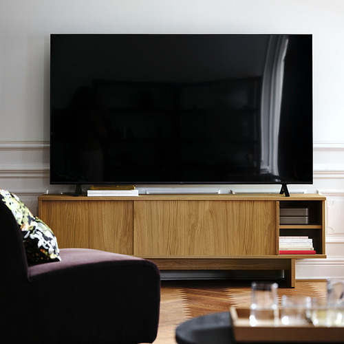 STOCKHOLM 2025, TV unit with sliding doors. 2 of 7 open dialog