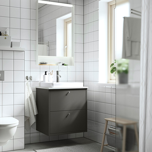 HAVBÄCK / ORRSJÖN, sink cabinet with drawers and DALSKÄR faucet,. 2 of 8 open dialog