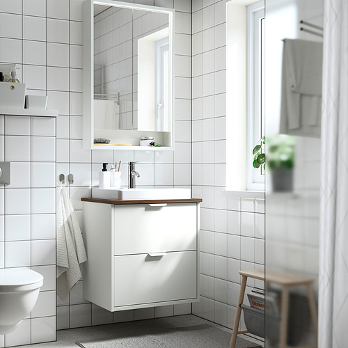 HAVBÄCK / ORRSJÖN, sink cabinet with drawers and DALSKÄR faucet,. 2 of 8 open dialog