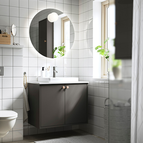 HAVBÄCK / ORRSJÖN, sink cabinet with doors and DALSKÄR faucet,. 2 of 7 open dialog