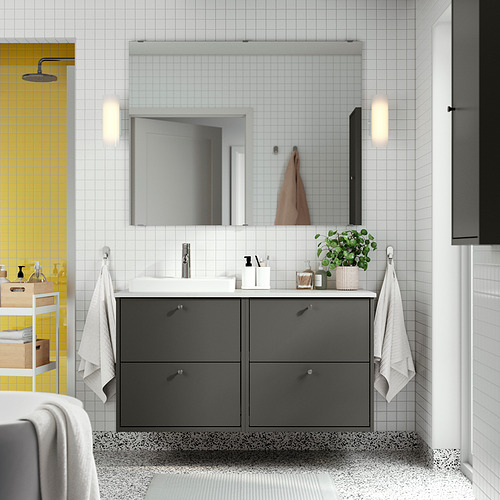HAVBÄCK / ORRSJÖN, Mueble lavamanos con gavetas y llave DALSKÄR,. 2 de 8 abrir diálogo