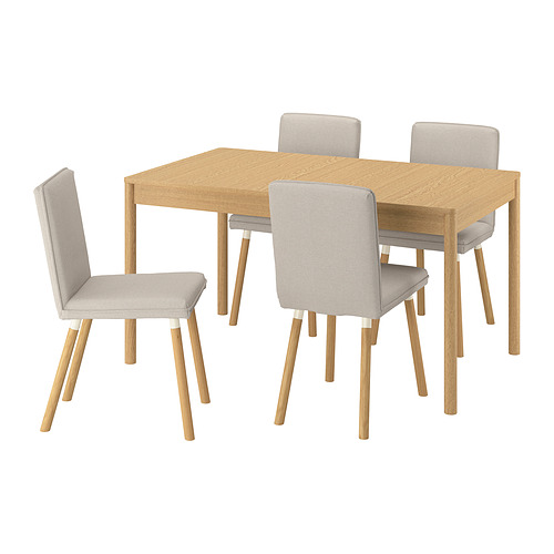 TONSTAD, extendable table and 4 chairs. 1 of 9 open dialog