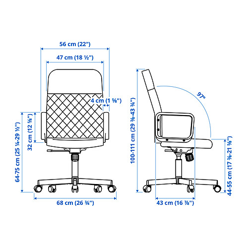 RENBERGET, swivel chair. 3 of 9 open dialog