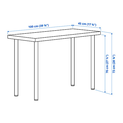 Measurement Illustration - LINNMON/ADILS table