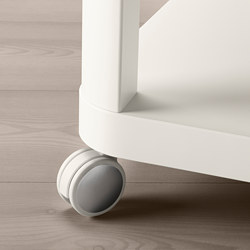 Measurement Illustration - TINGBY side table on casters