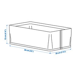 Measurement Illustration - PURRPINGLA box, set of 3