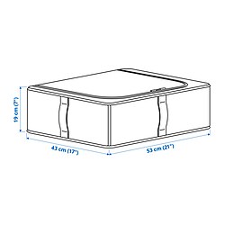 Ilustración de medidas - PURRPINGLA caja de almacenaje