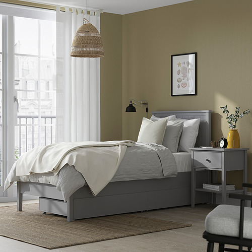 GULLABERG, base de cama+2 cajas almacenamiento. 2 de 6 abrir diálogo