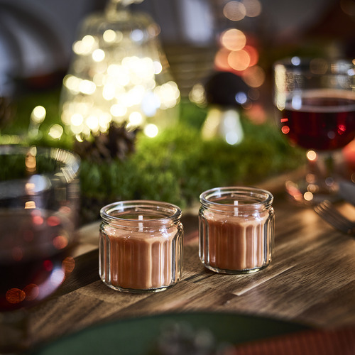 HÖKGÖK, vela aromática recipiente de vidrio. 2 de 4 abrir diálogo