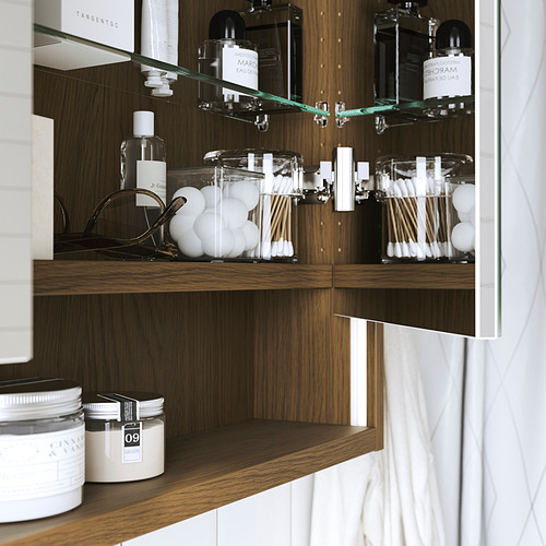 FAXÄLVEN, mirror cabinet with built-in lighting. 3 of 5 open dialog