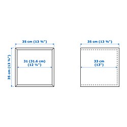 Measurement Illustration - EKET cabinet