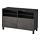 Select colour variation: KALLVIKEN dark gray/black-brown, 47 1/4 "x16 1/2 "x29 1/8 "