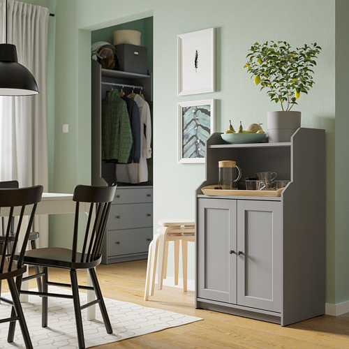 HAUGA, cabinet with doors. 3 of 9 open dialog