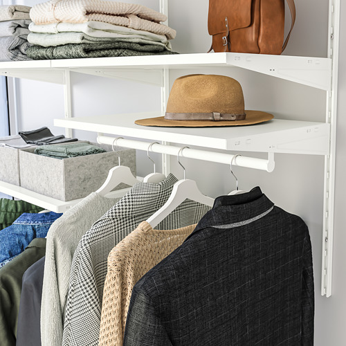 SKYTTA / BOAXEL, reach-in wardrobe with sliding door. 3 of 6 open dialog