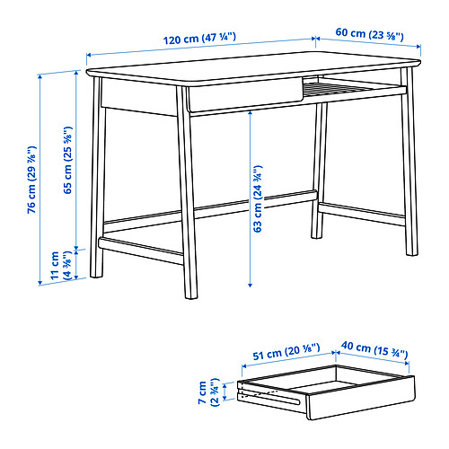 BETESHÄST / HATTEFJÄLL, escritorio+silla. 2 de 11 abrir diálogo