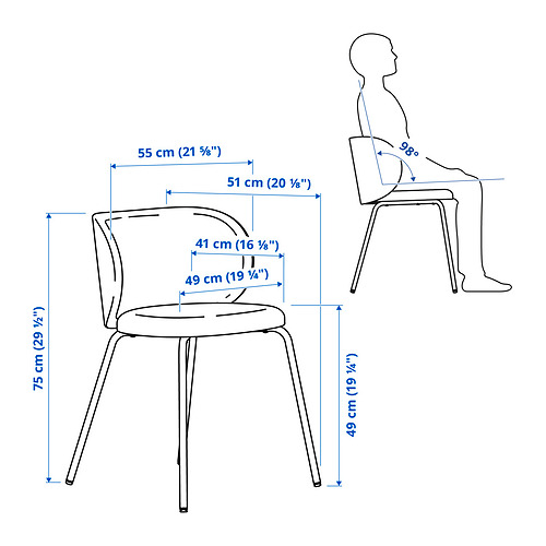 TONSTAD, table and 2 chairs. 7 of 8 open dialog