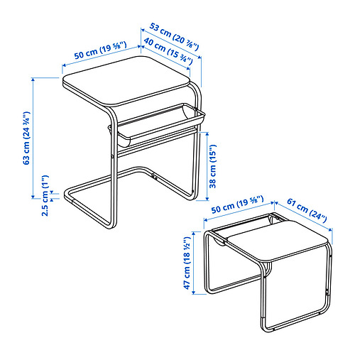 OLSERÖD, side table. 11 of 11 open dialog