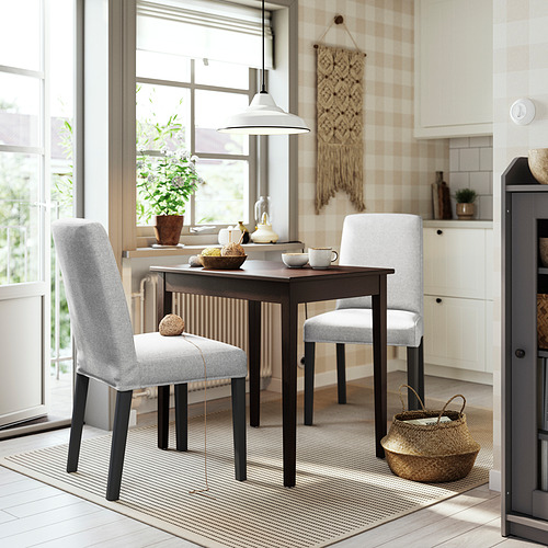 NÄSINGE / BERGMUND, dining table and 2 chairs. 2 of 7 open dialog