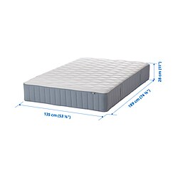 Measurement Illustration - VÅGSTRANDA Hybrid mattress