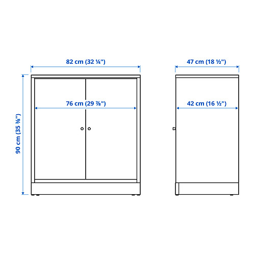 TONSTAD, cabinet with doors. 6 of 6 open dialog