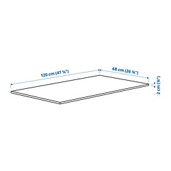 Measurement Illustration - MITTZON table top
